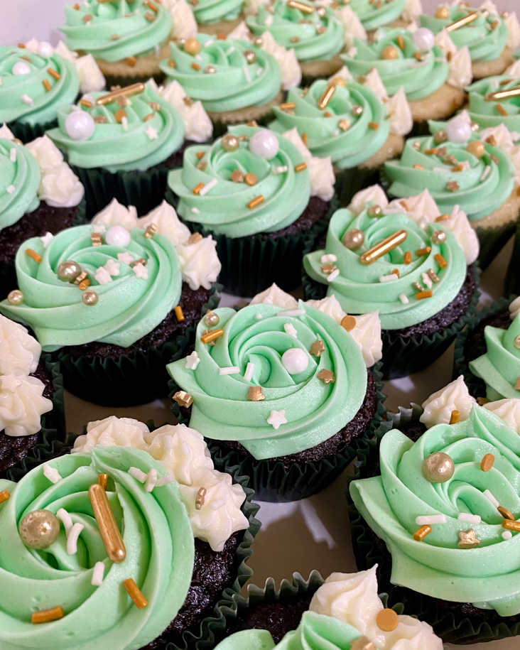 Cupcakes for a Baby Shower