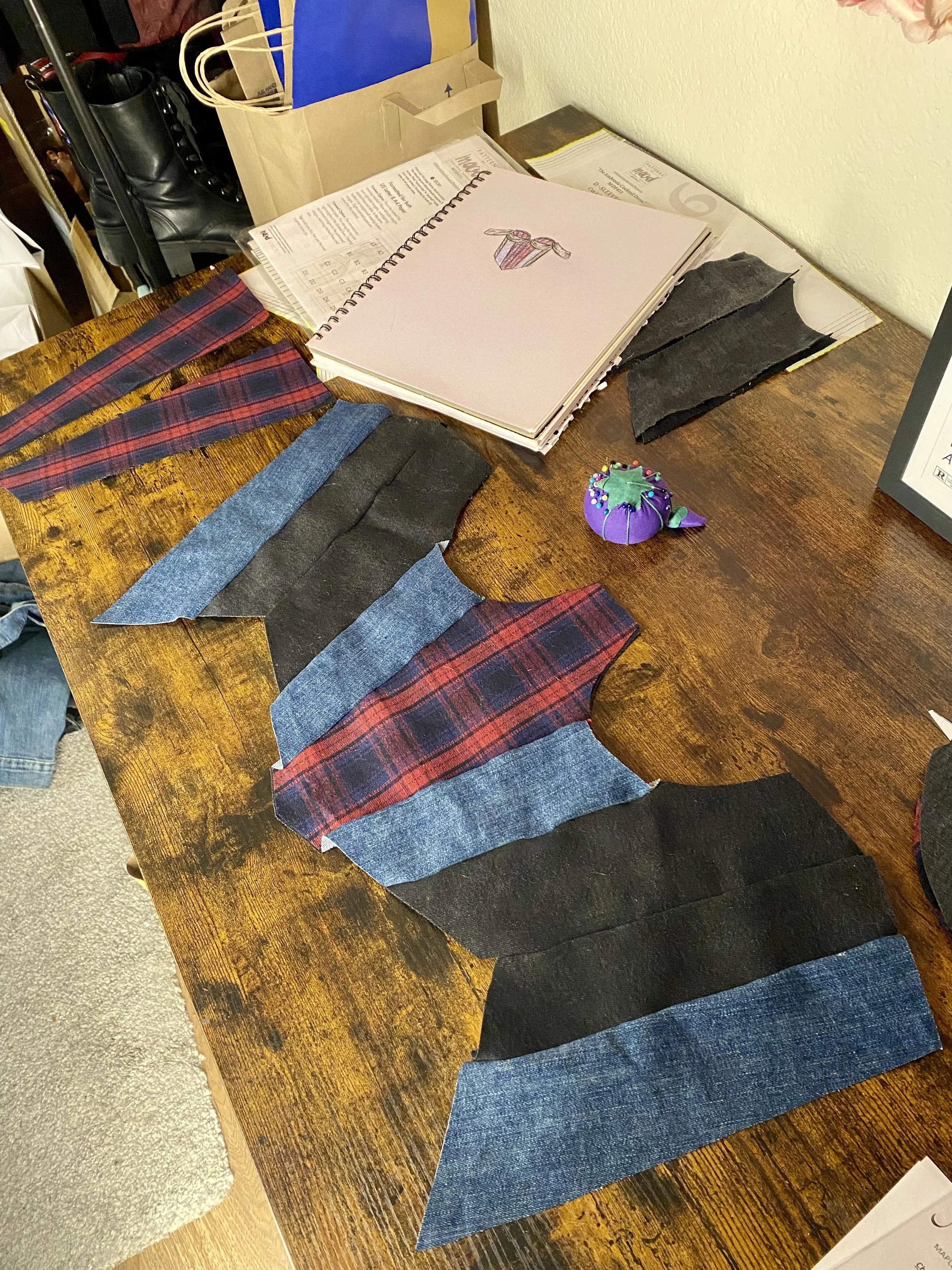 Constructing a Vivian Westwood-inspired punk corset top