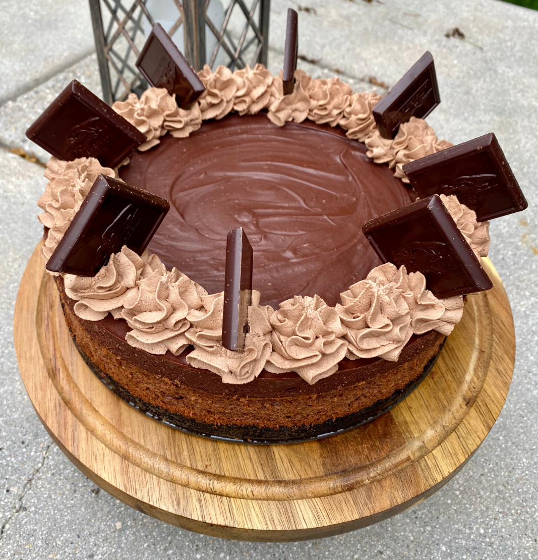 Triple Chocolate Ganache Cheesecake