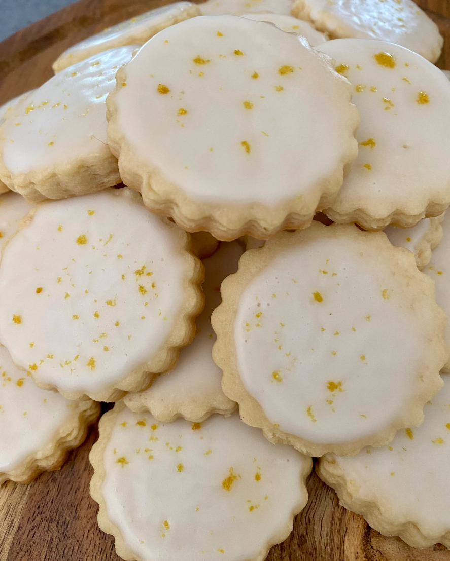 Lemon Shortbread Cookies