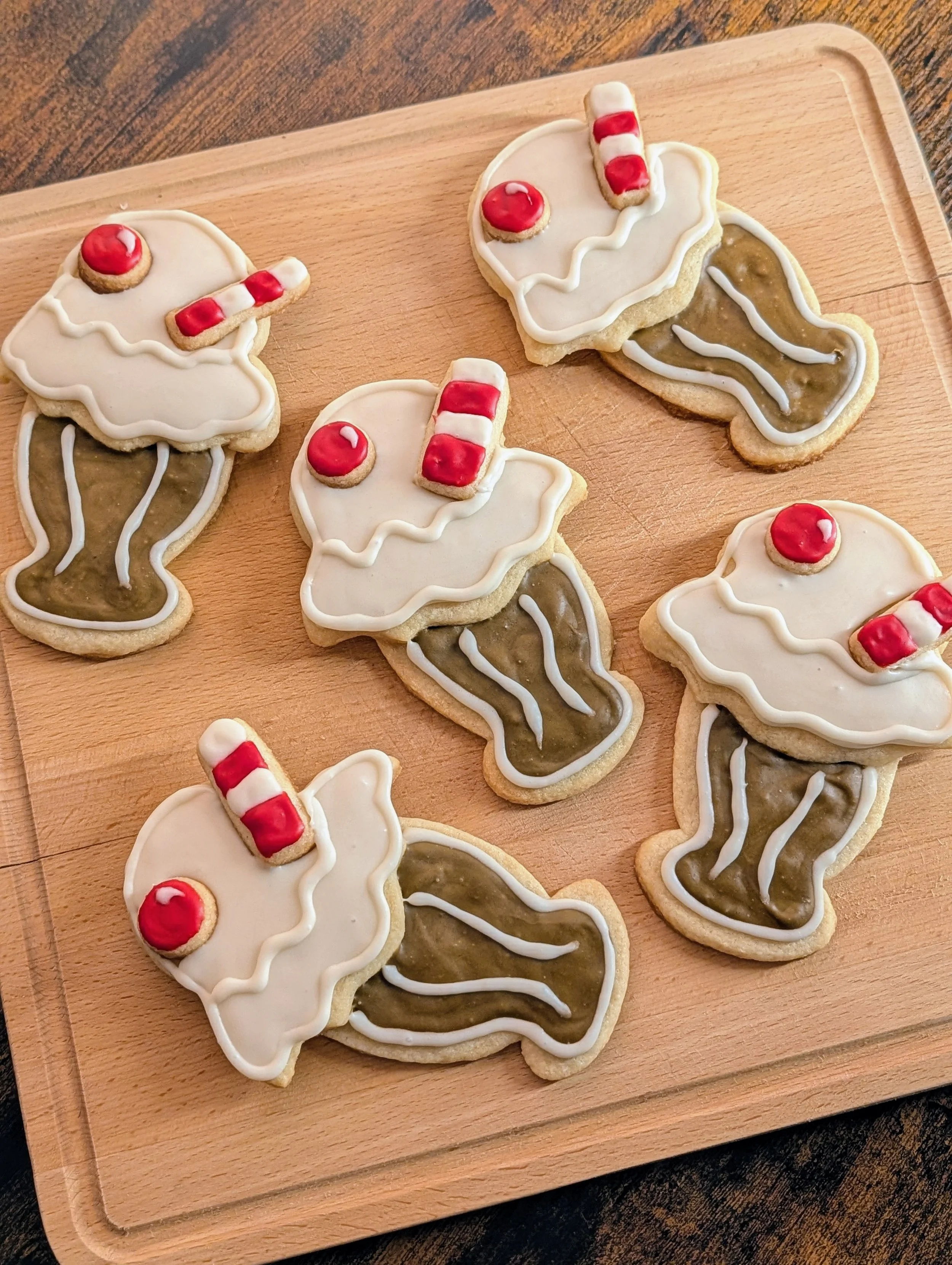 Rootbeer Float Sugar Cookies