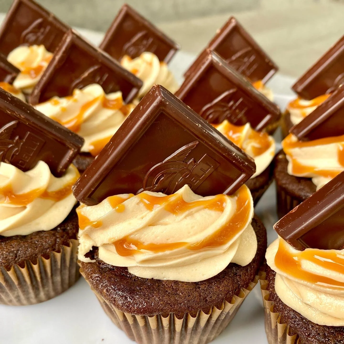 Chocolate Caramel Cupcakes