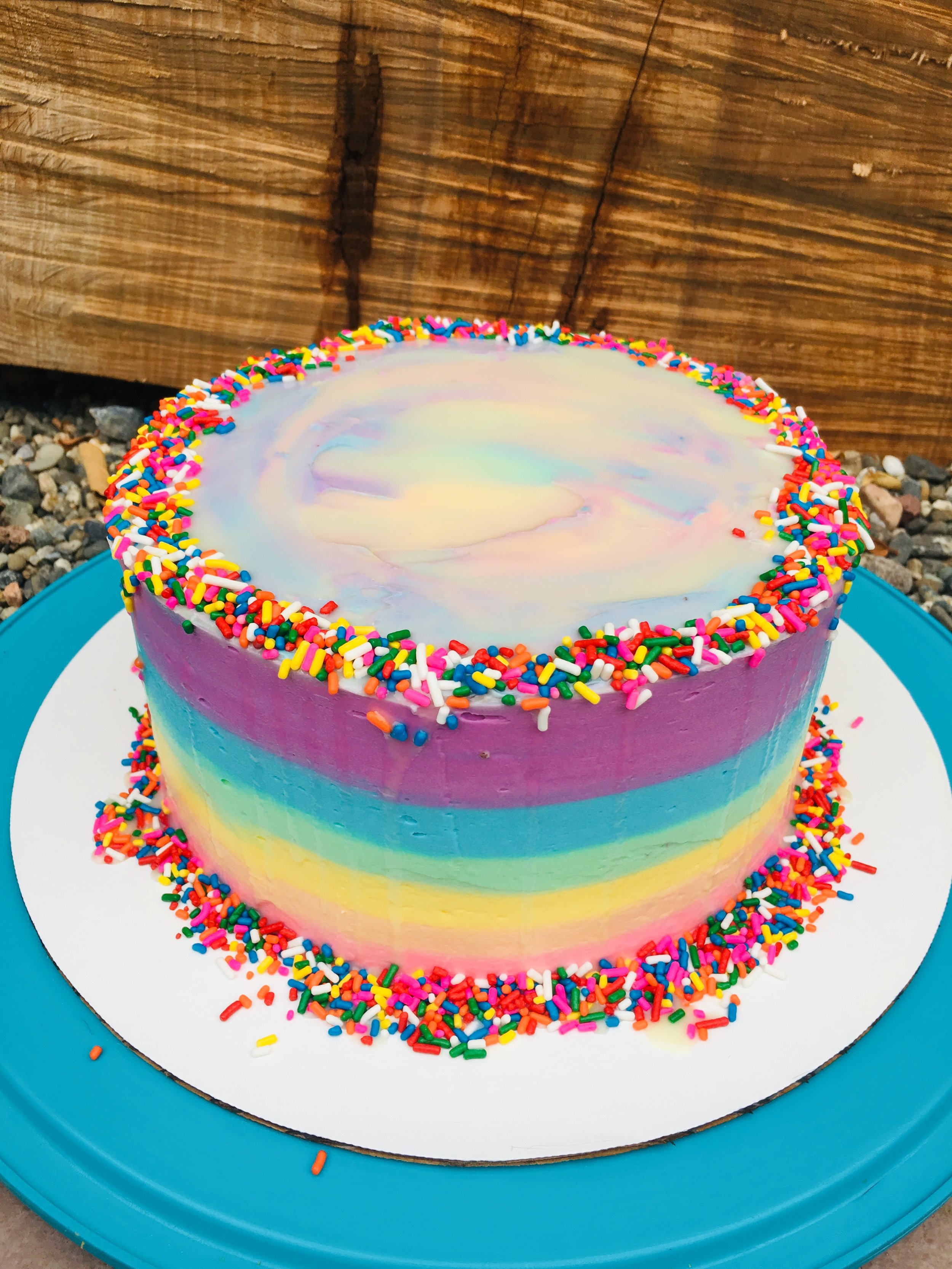 Rainbow Sprinkle Cake