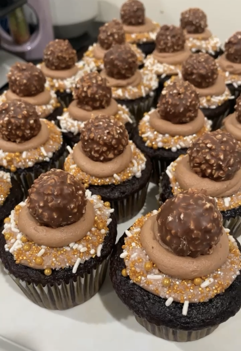 Nutella Chocolate Cupcakes
