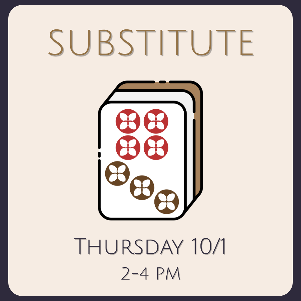 Substitute 10/1