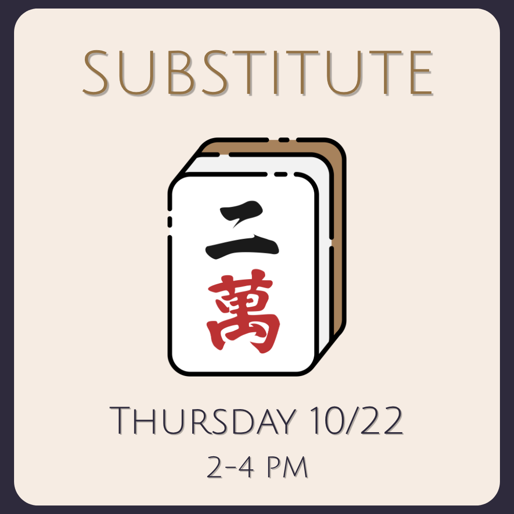 Substitute 10/22