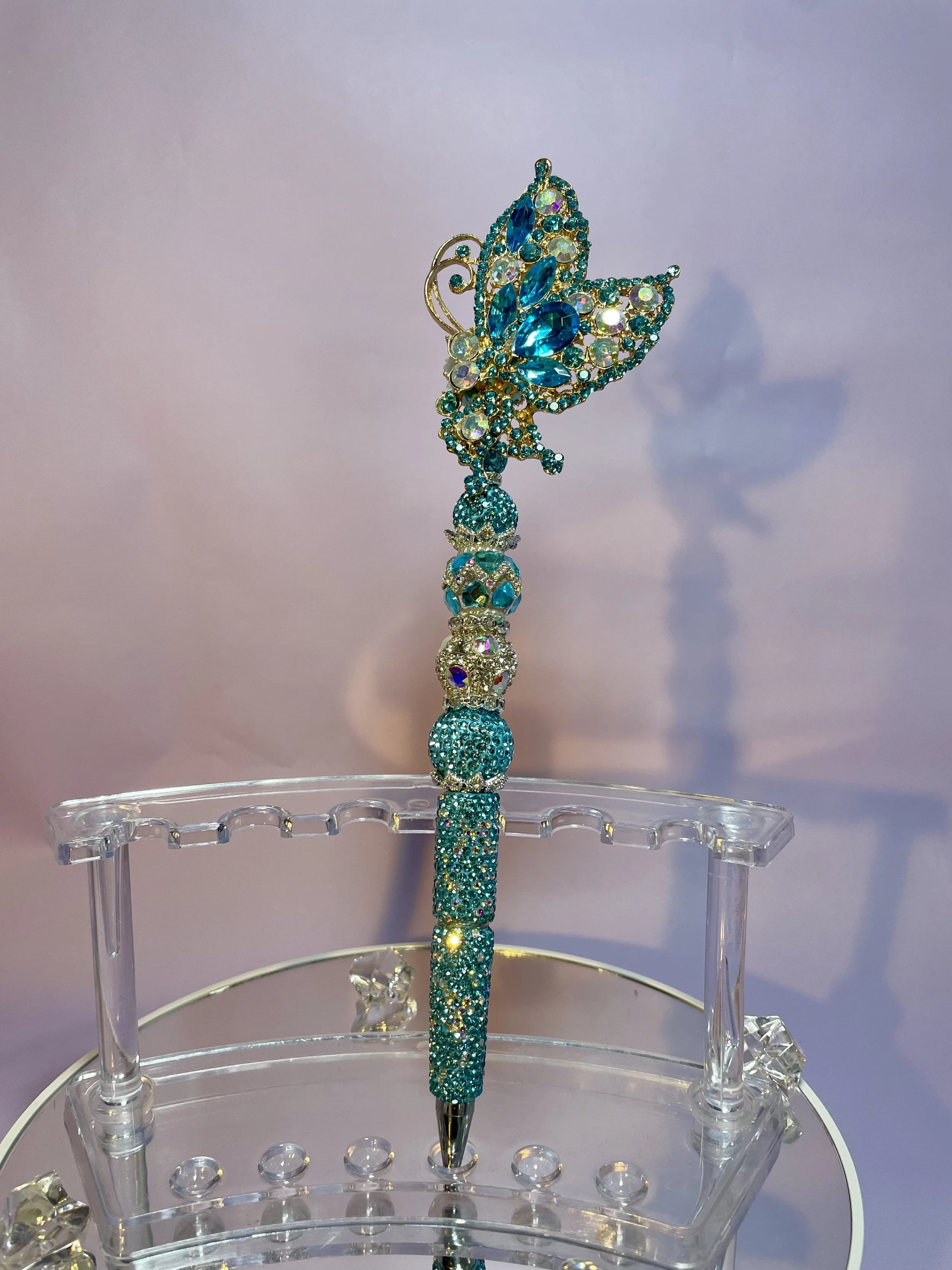 Bejeweled Teal Butterfly
