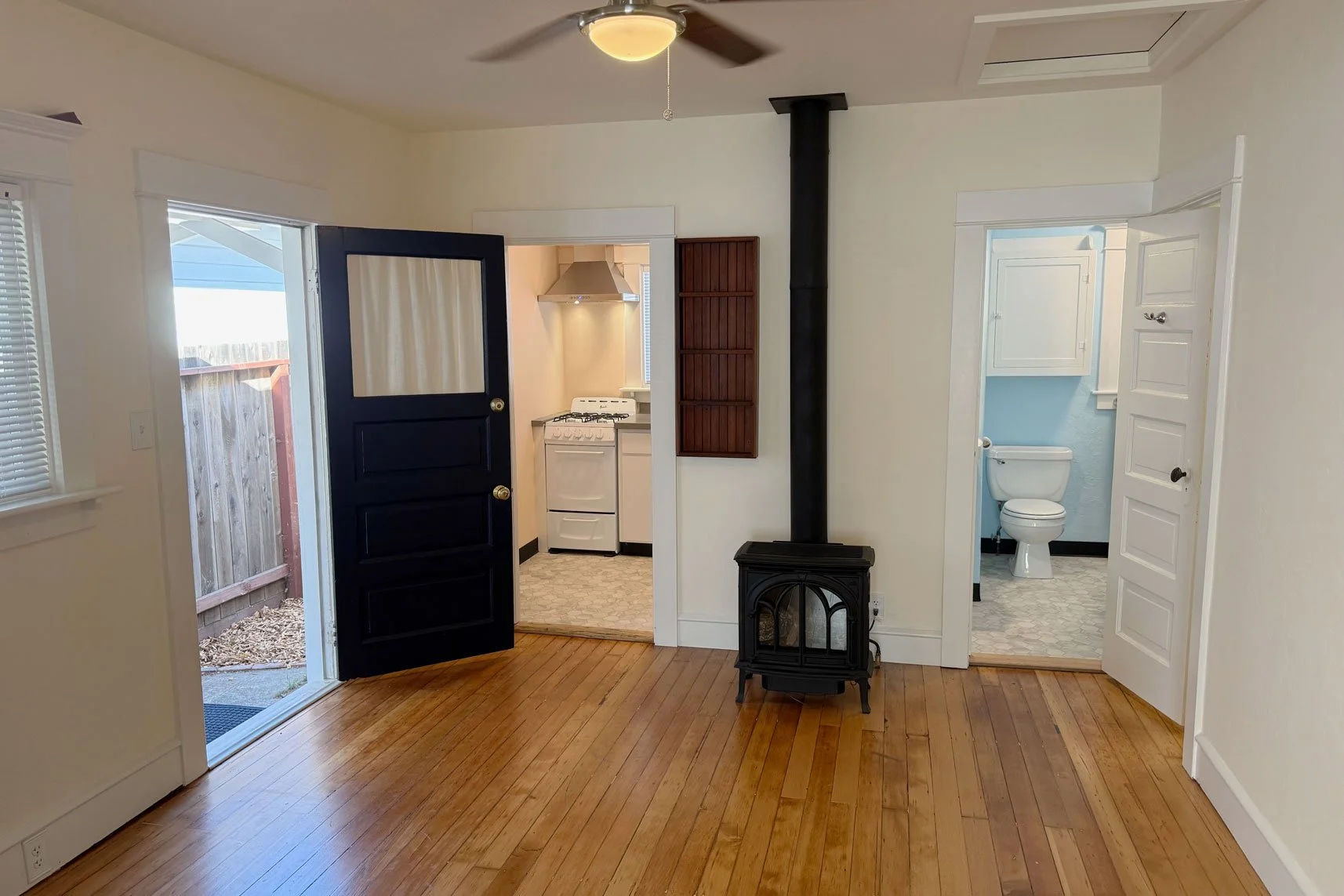 Dining Room, View of Kitchen & Bath