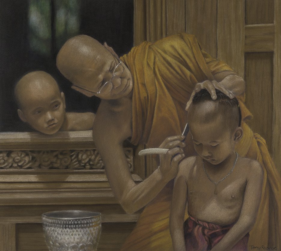 YOUNG BOYS ENTERING MONKHOOD IN THAILAND - Limited Print Edition