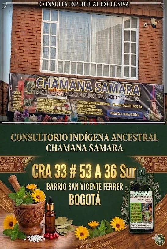 DIRECCIONCION DE CONSULTORI ANCESTRAL INDIGENA CHAMANA SAMARA,