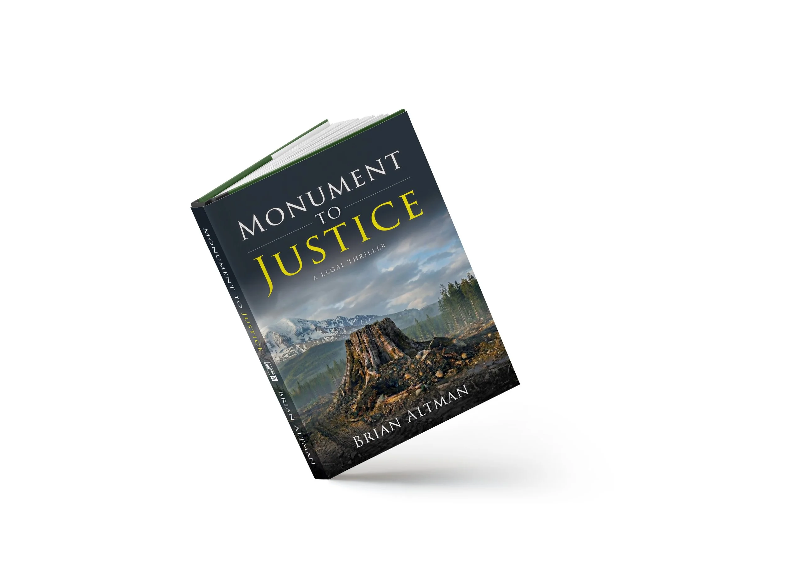 Signed Monument to Justice Hardcover Book
