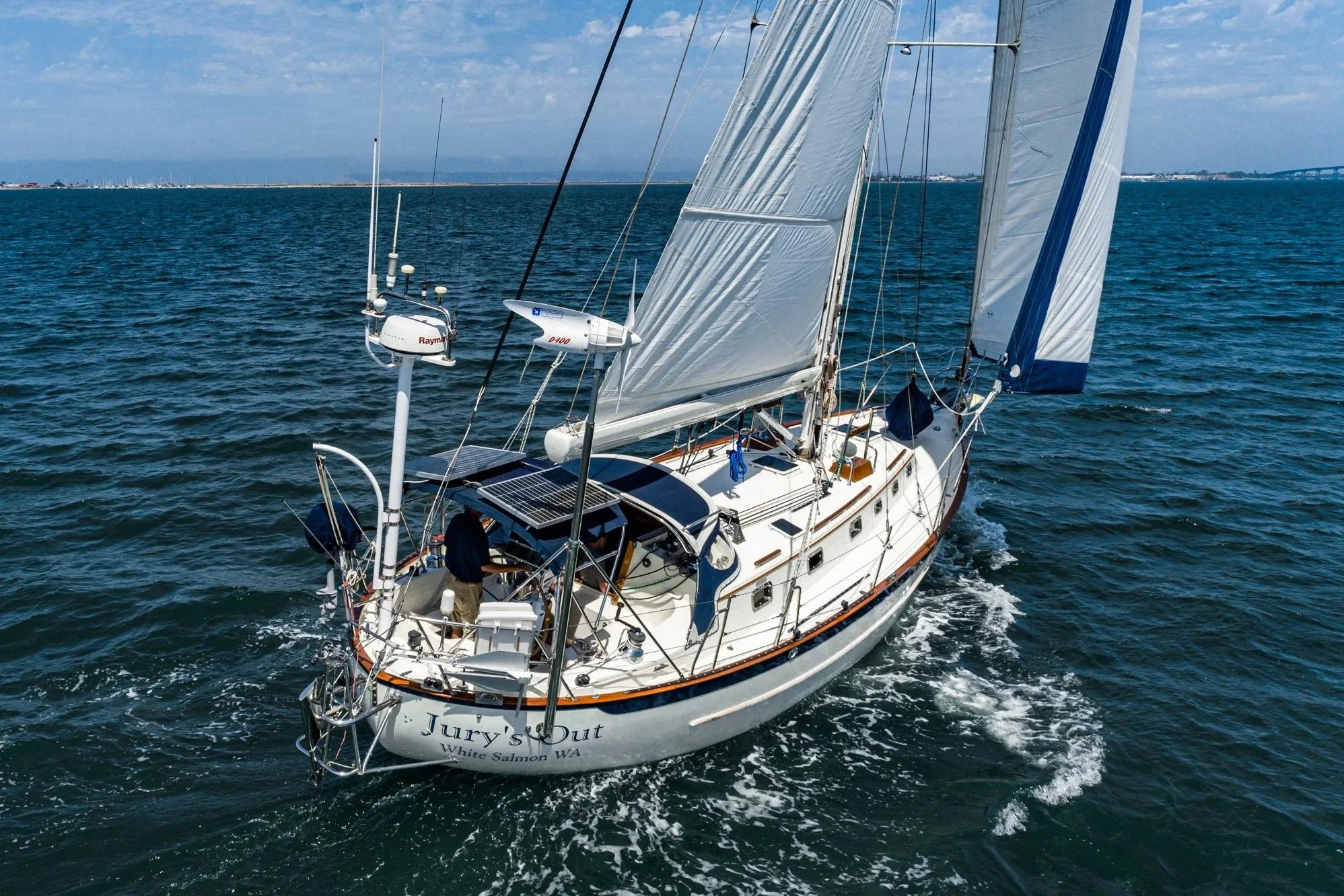sail boat, Jury's Out, Ocean