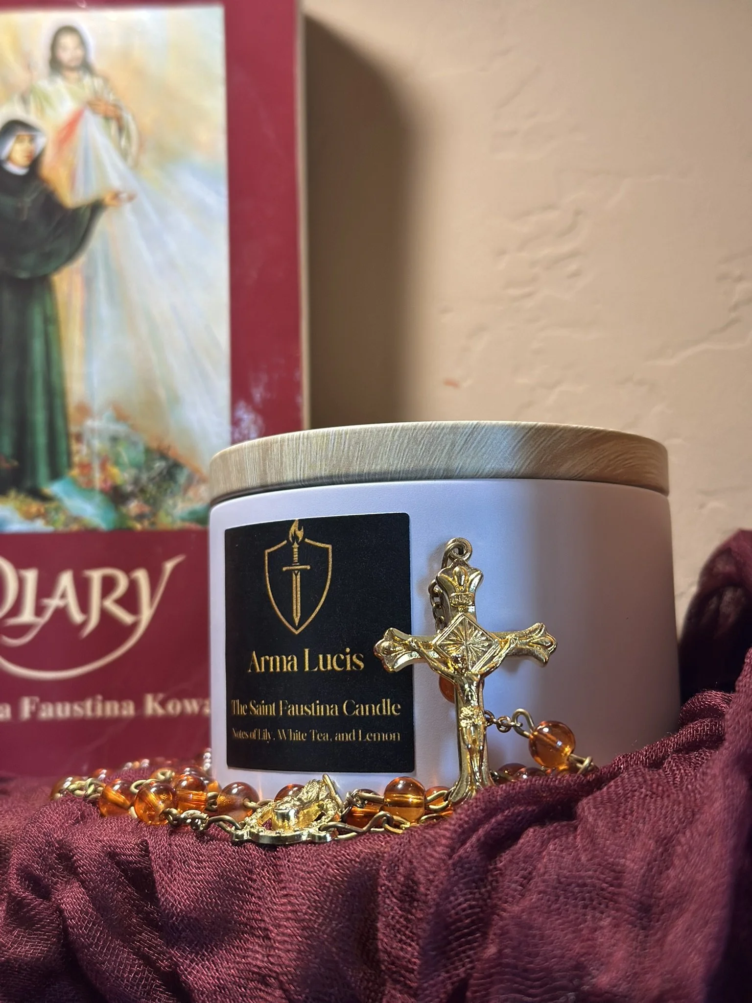 The Saint Faustina Candle
