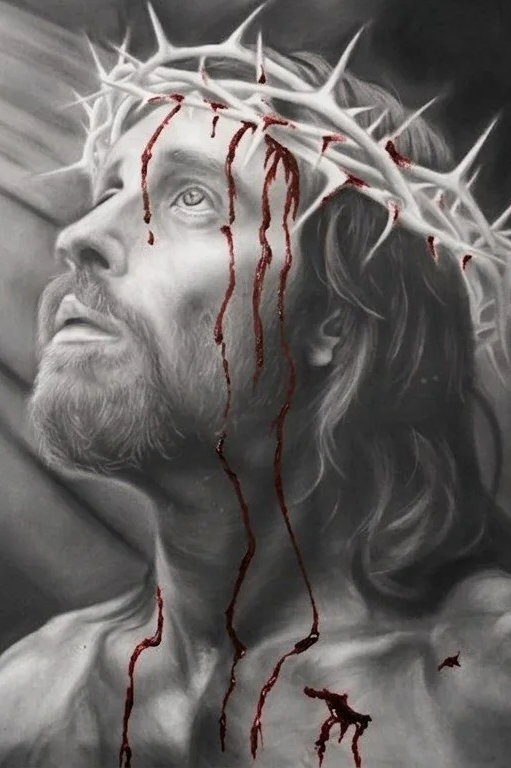 Savior. 24 x 36 inches. 