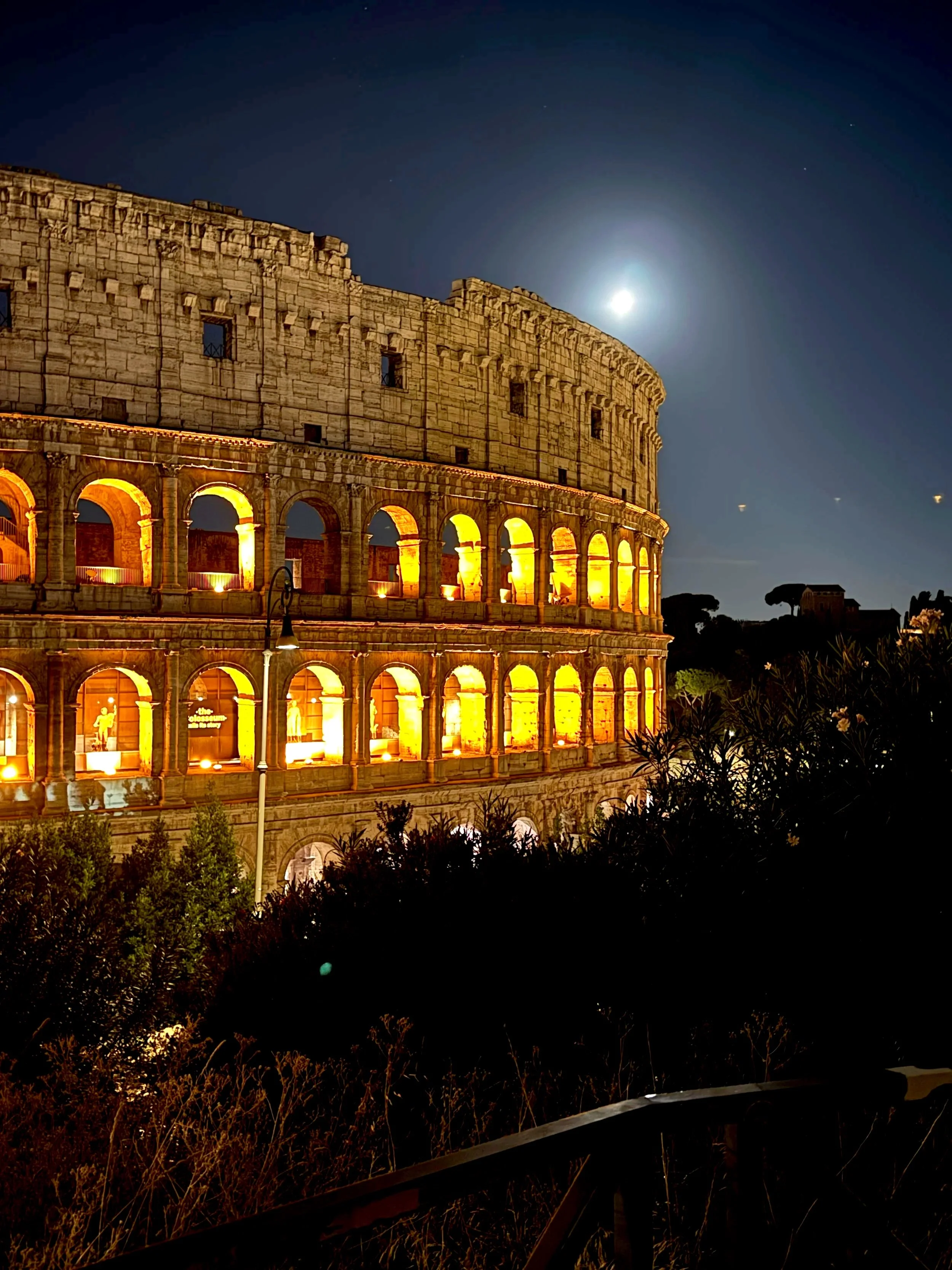 The Colisseum at night