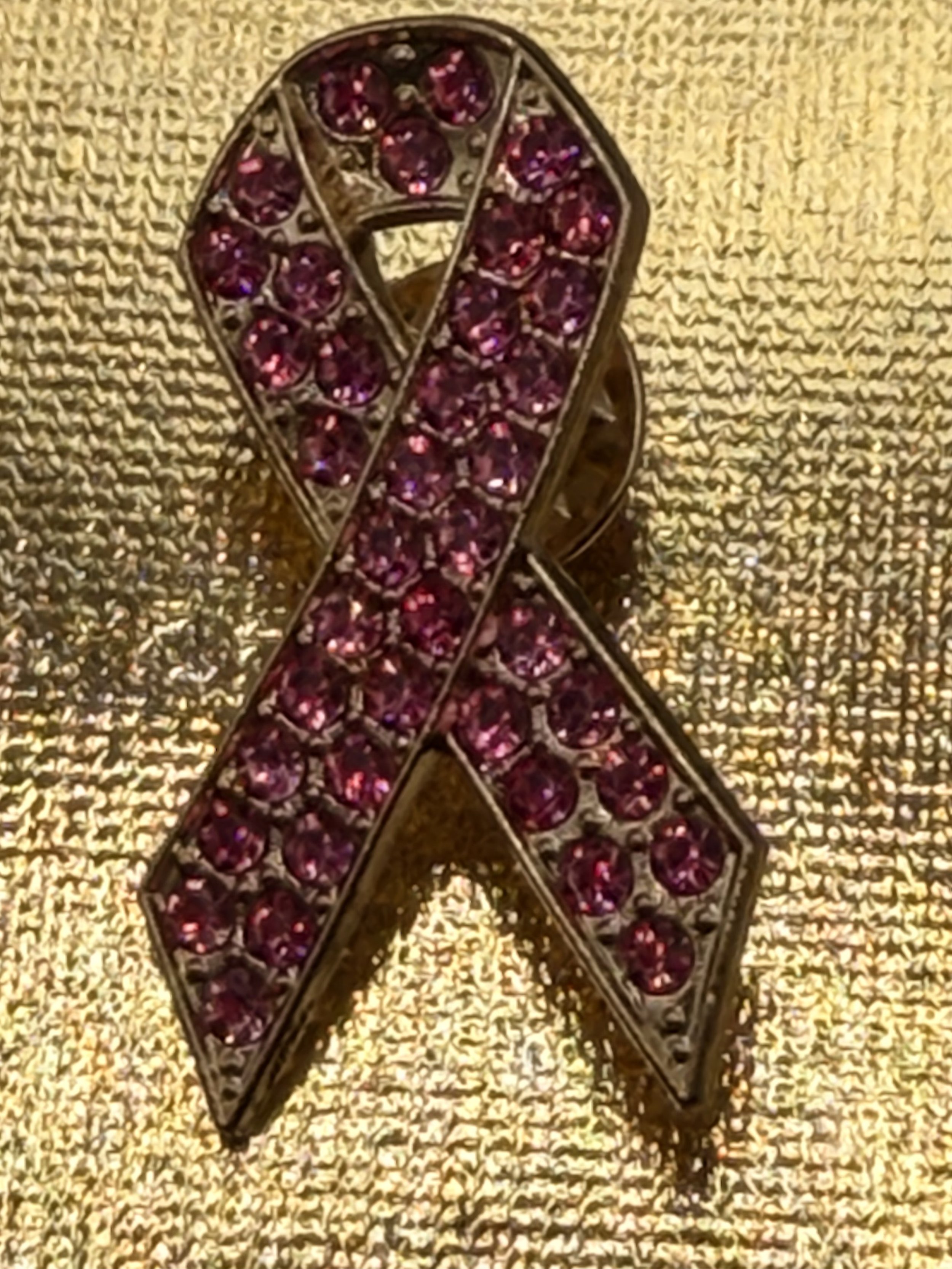 Bling Breast Cancer Ribbon