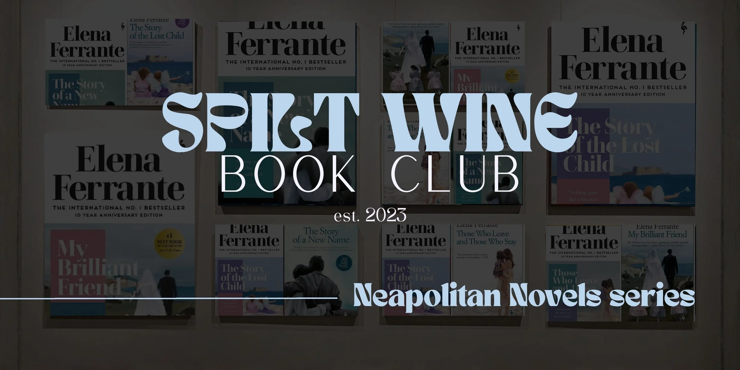 Spilt Wine Book Club - Neapolitan Novels Series