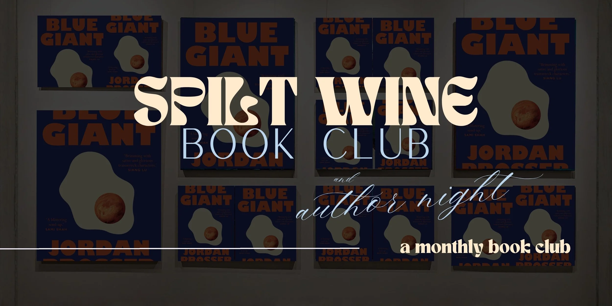 Spilt Wine Book Club x Blue Giant: Author Night