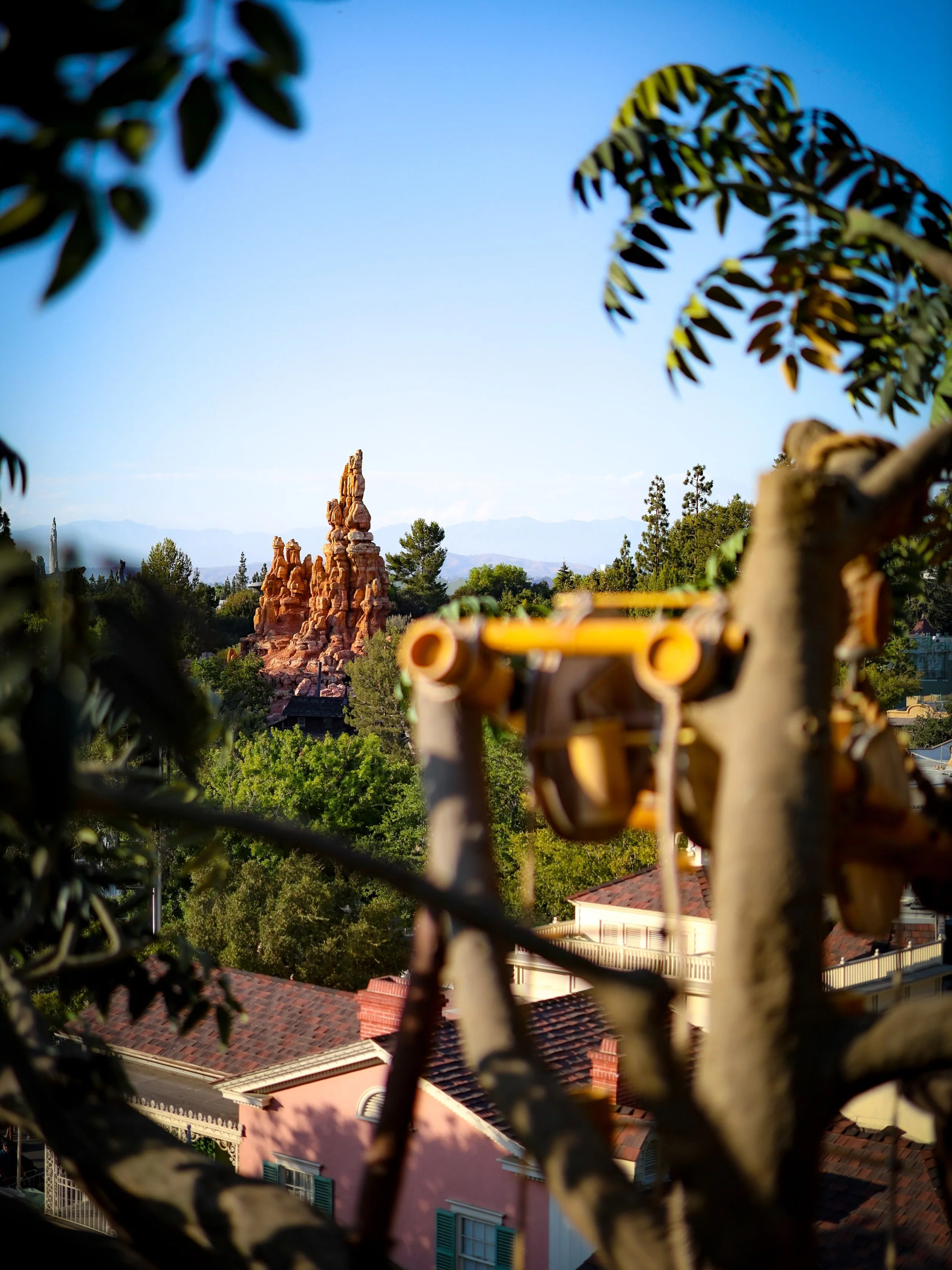 Adventure is out there&mdash;you just have to know where to look. 🏔️✨

A quiet view of Big Thunder Mountain, framed by the wild side of the frontier.

#Disneyland #BigThunderMountain #DisneyPhotography #DisneyParks #ThemeParkPhotography LandscapePho