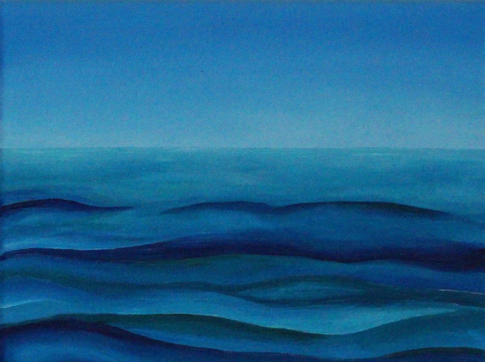 Out of depth, Catherine Warren, Acrylic on Canvas, 2023
