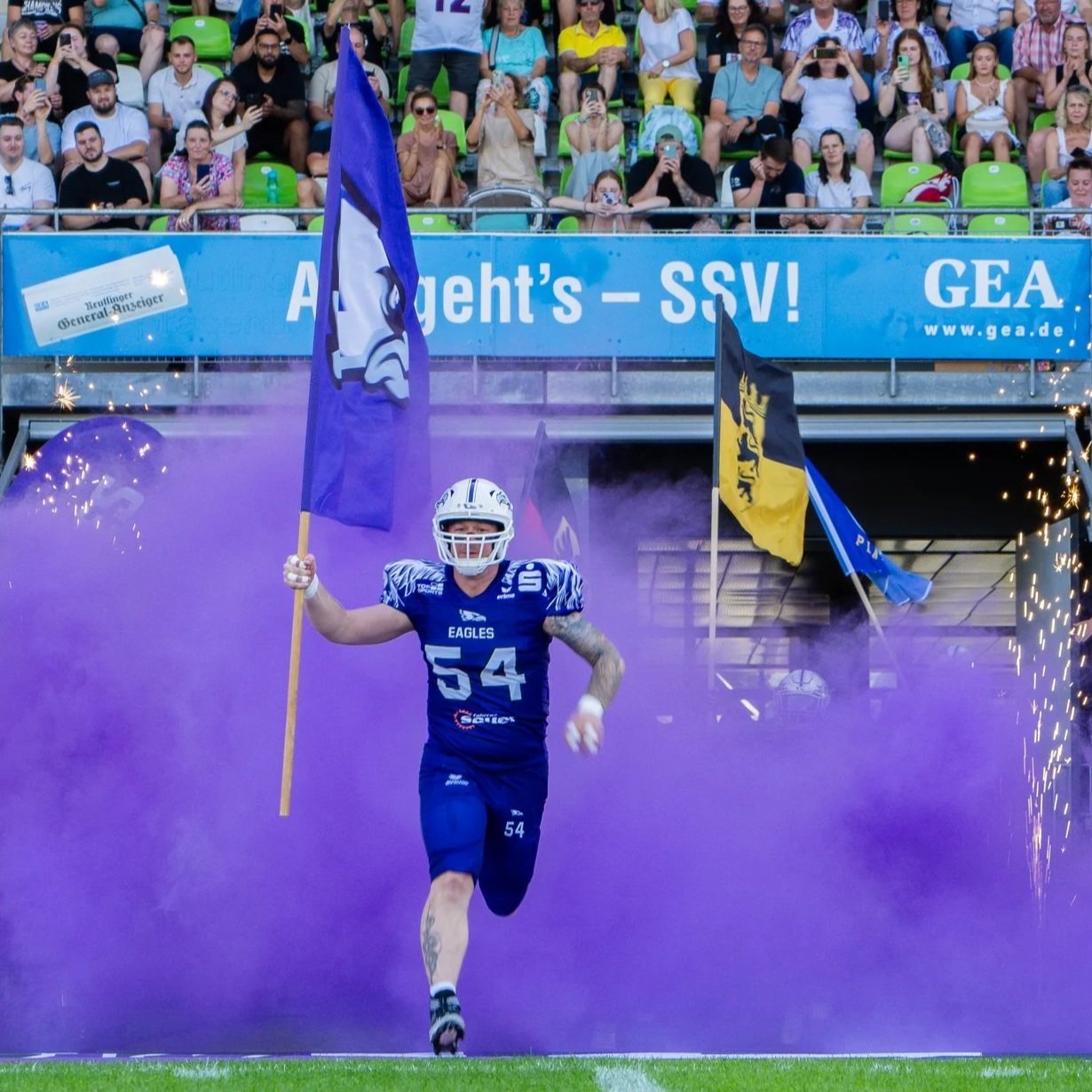 American Football Eagles vs. Warriors 2025