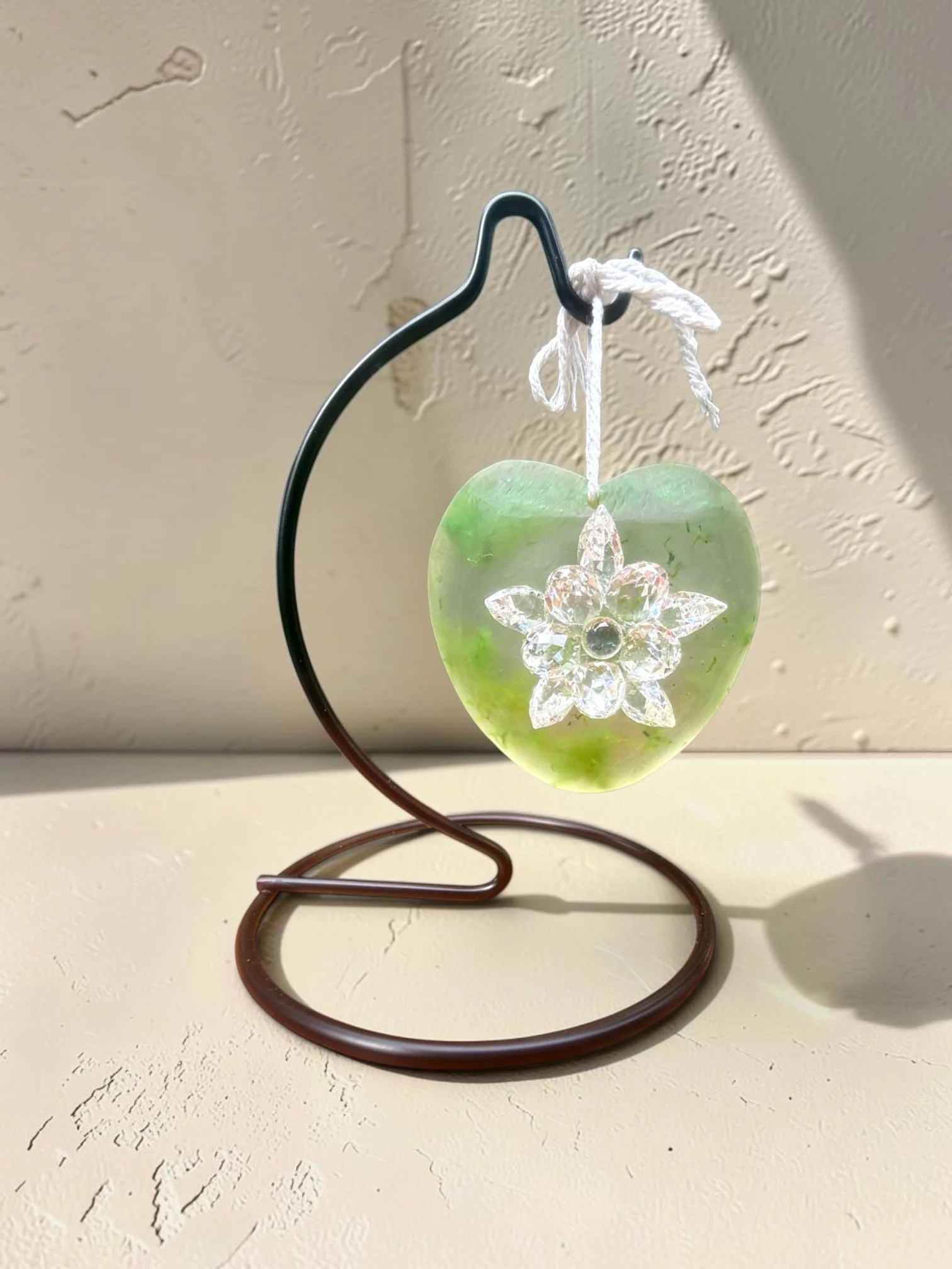 Moss Heart Hanging Decor