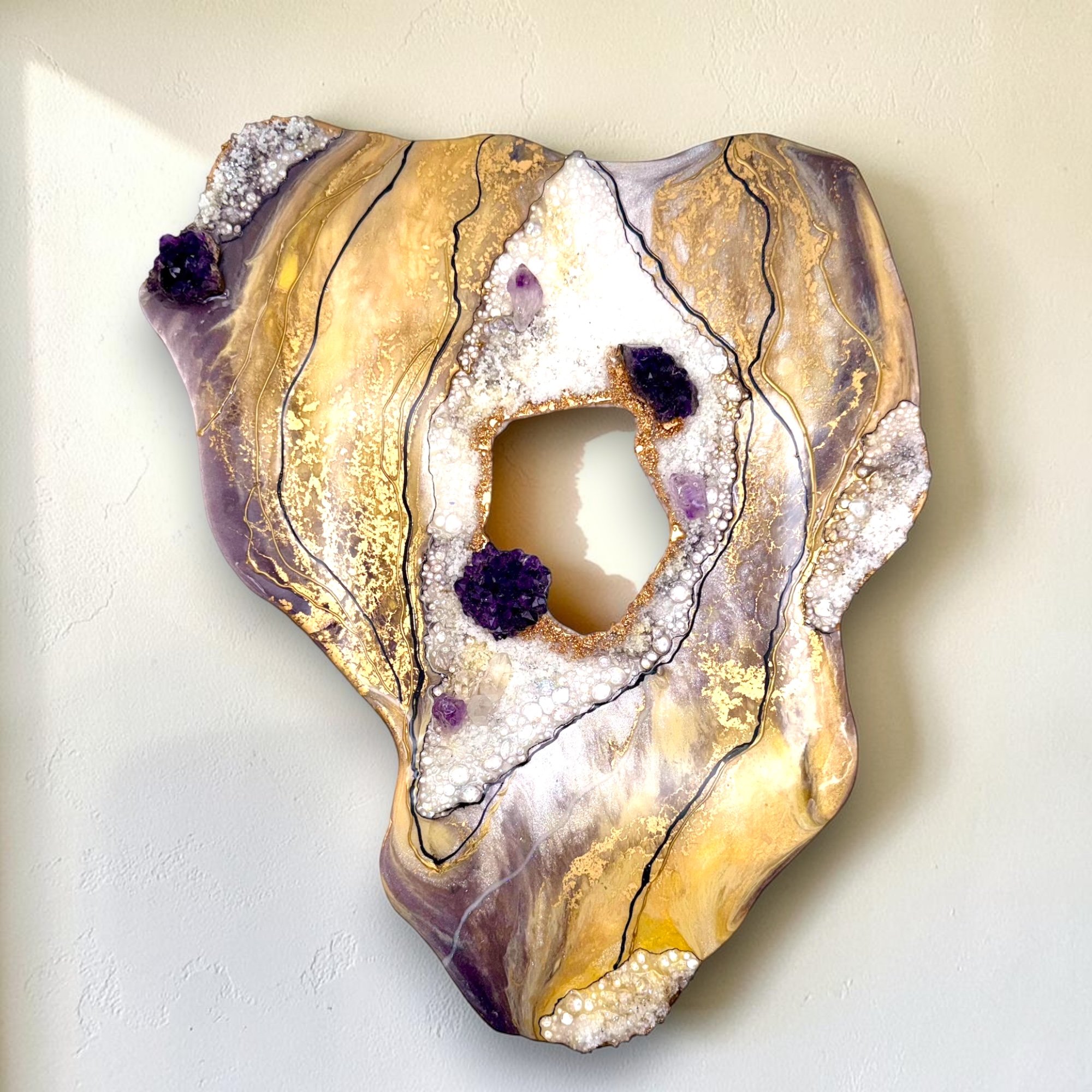 Beneath the Amethyst Sky Geode