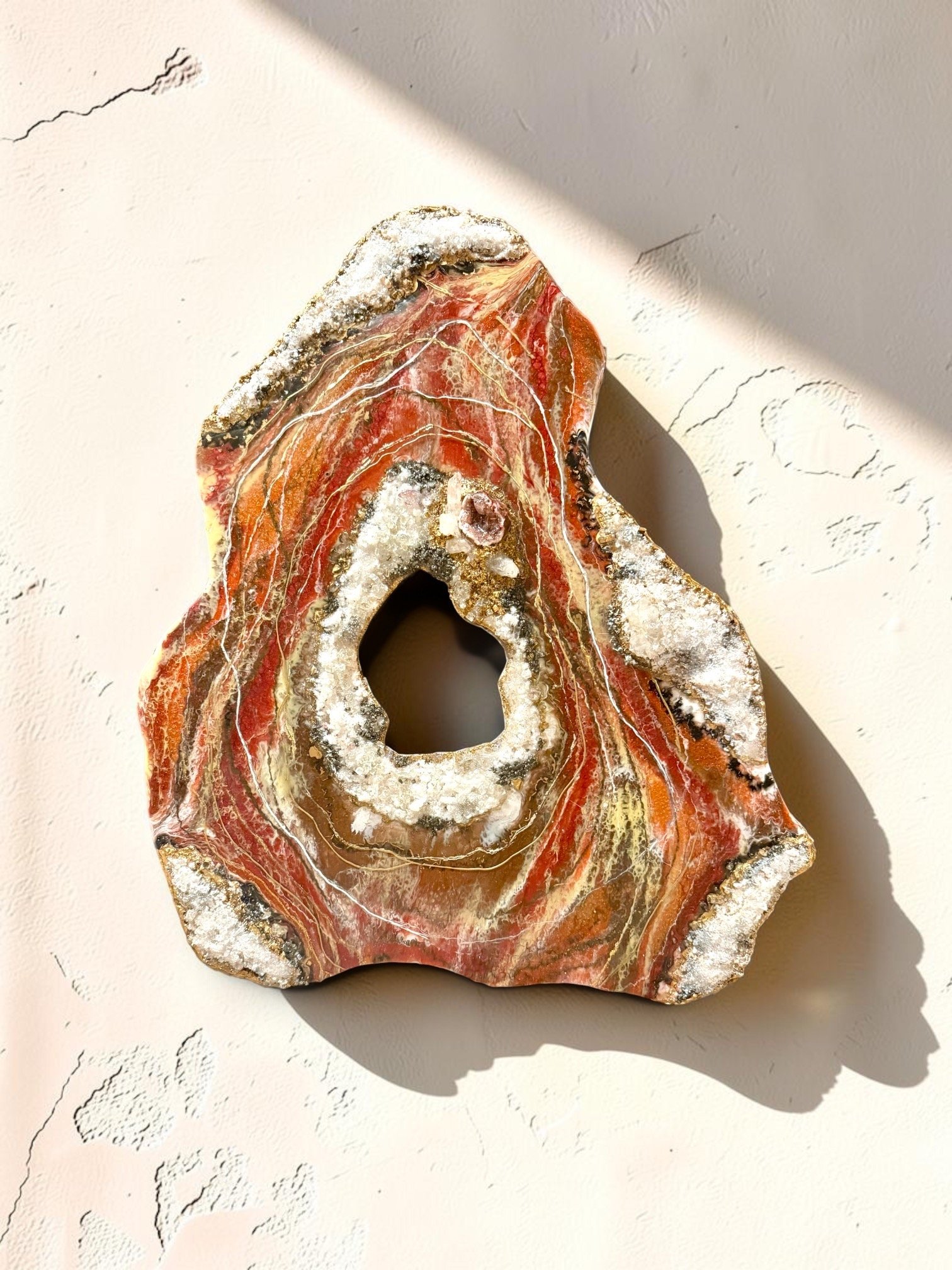 Crimson Eclipse Geode