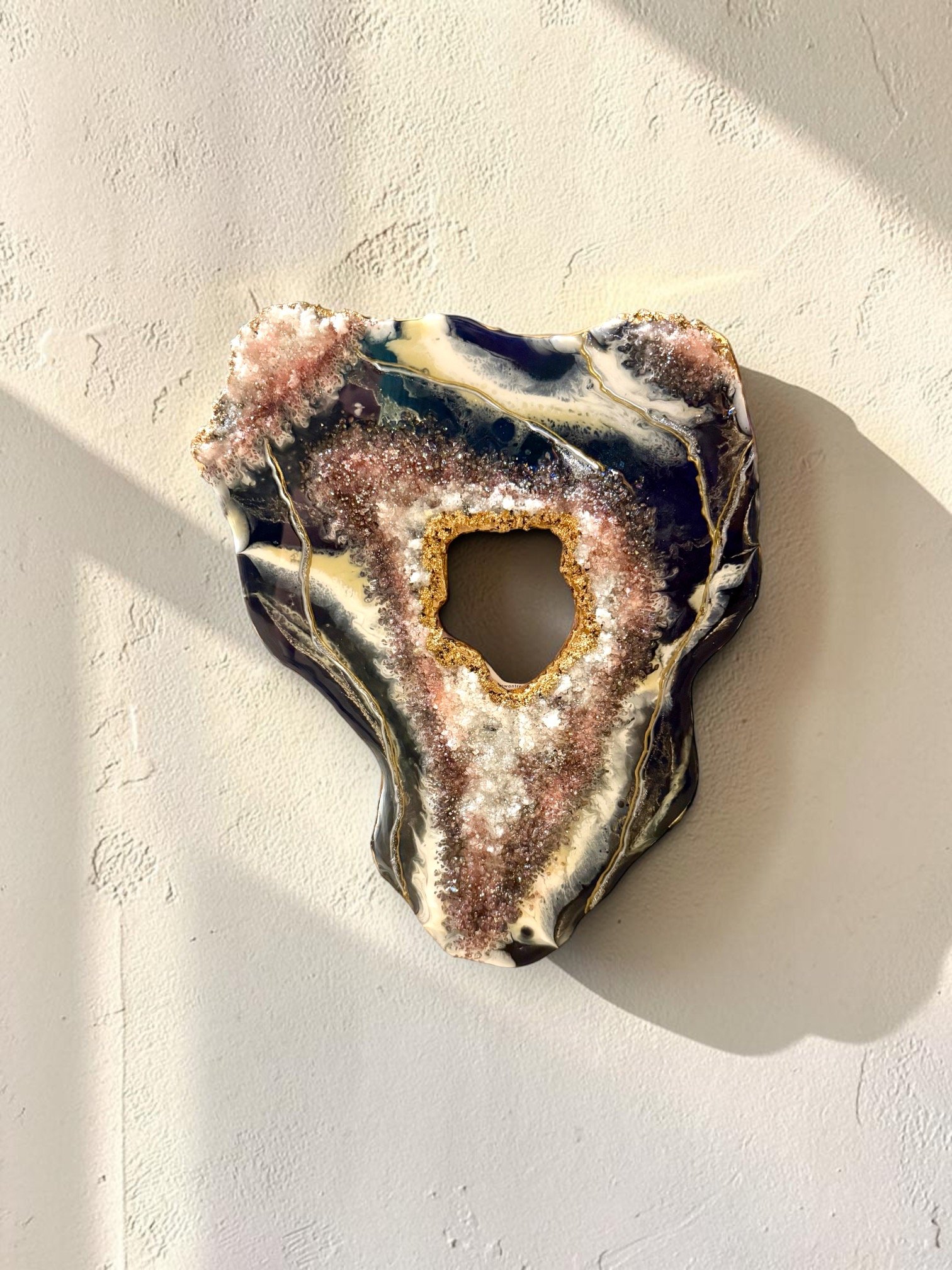 Petal & Moon Geode