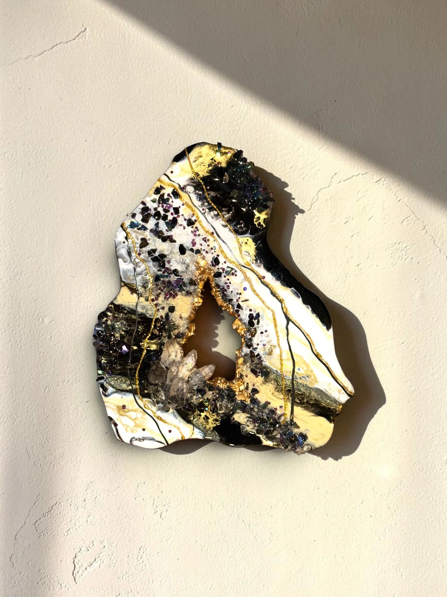 Sand & Shadow Geode