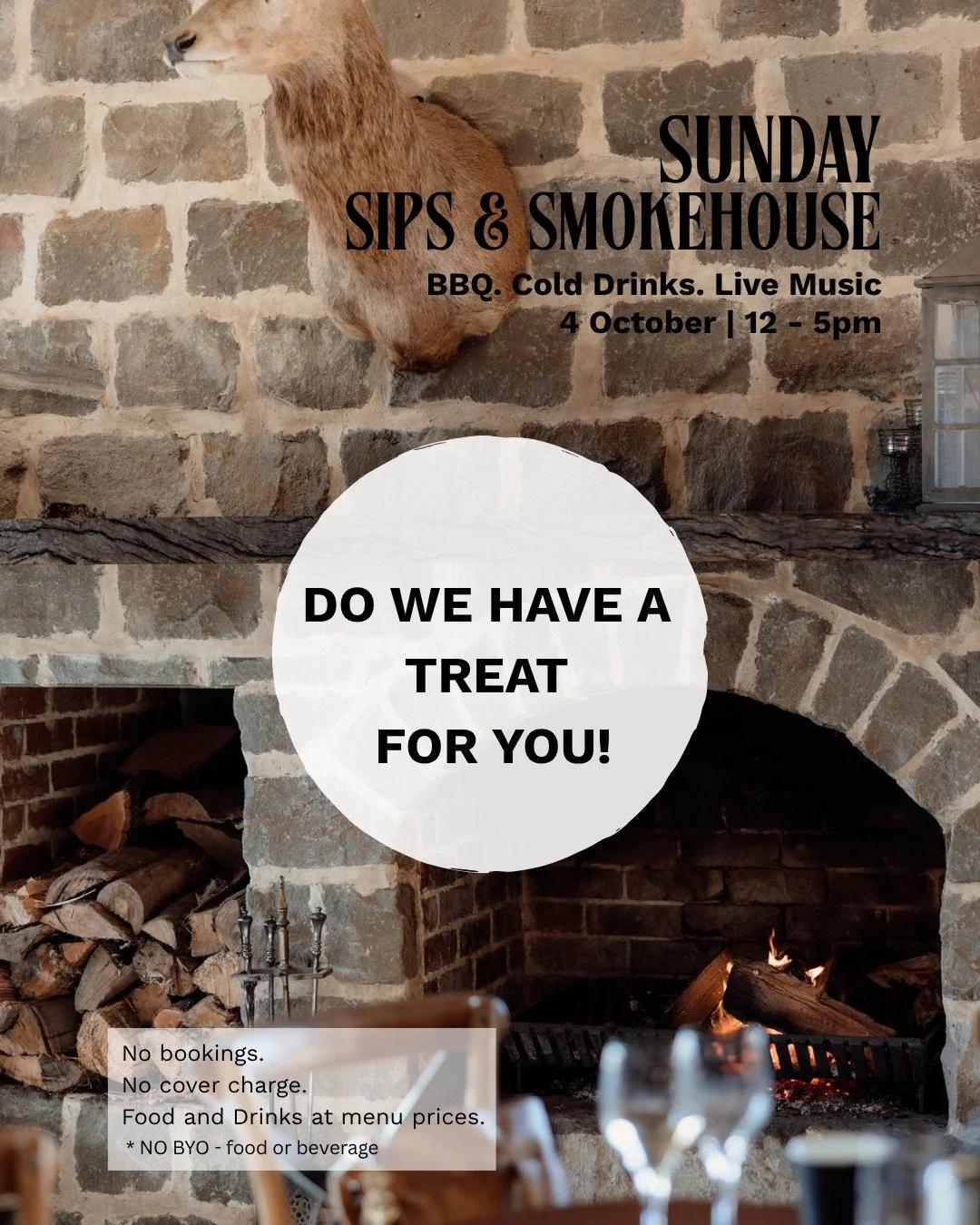 Just in case you hadn't heard, or you missed the details, here is all the important bits again. 
Pop it on your calendars and don't miss out on the best Sunday arvo going round.