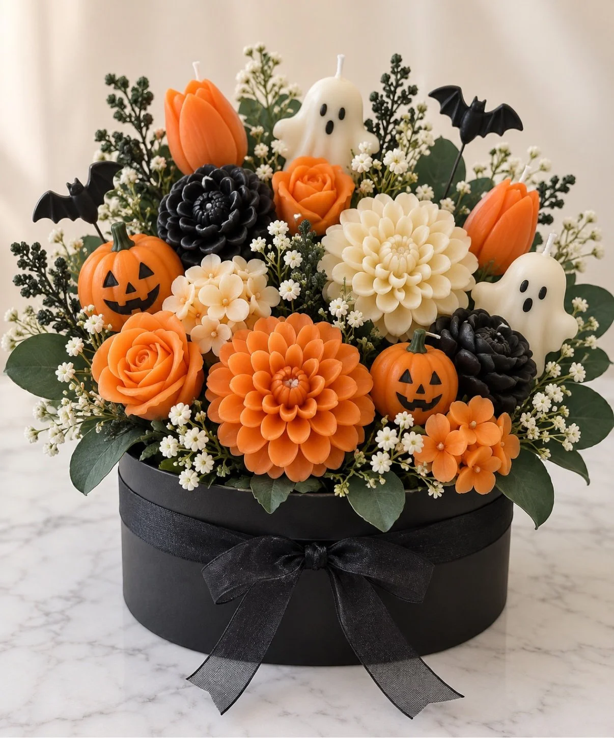 Classic Halloween candle bouquet, handmade in Los Angeles — ODazzled