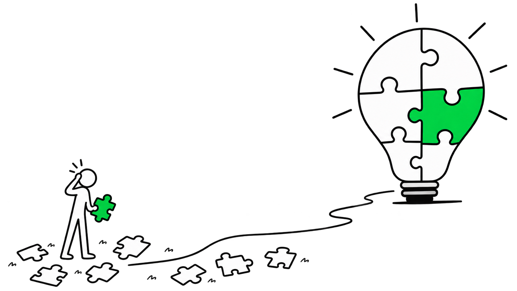 Founder navigating from an uncertain business idea toward a clear direction and solution.