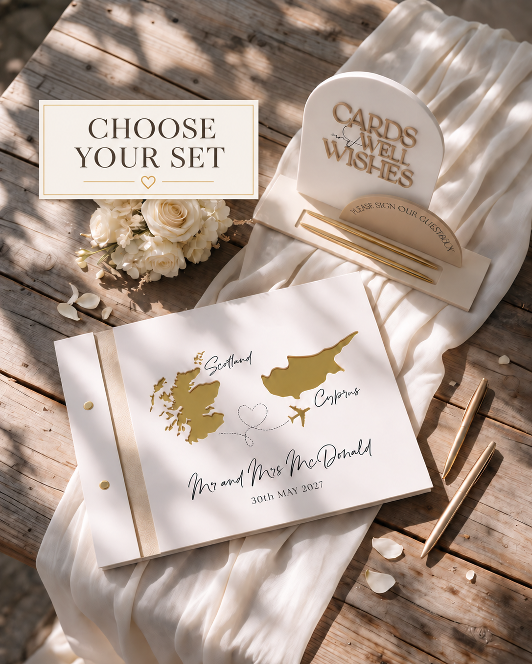 Destination Guestbook Duo – Choose Your Matching Sign