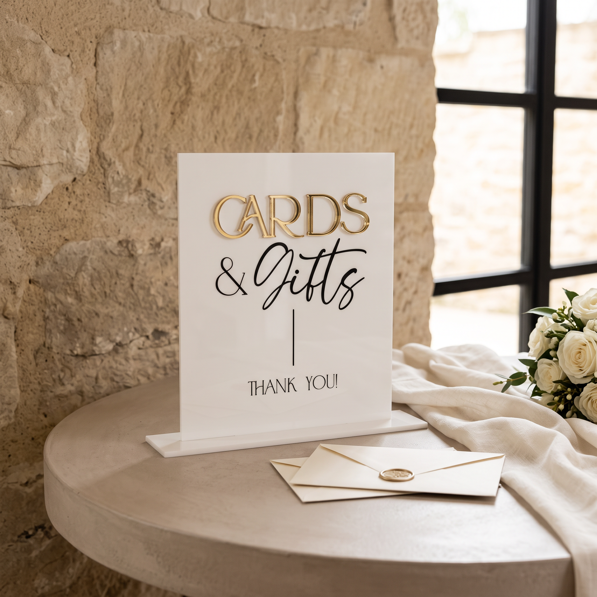 Cards & Gifts Wedding Table Sign