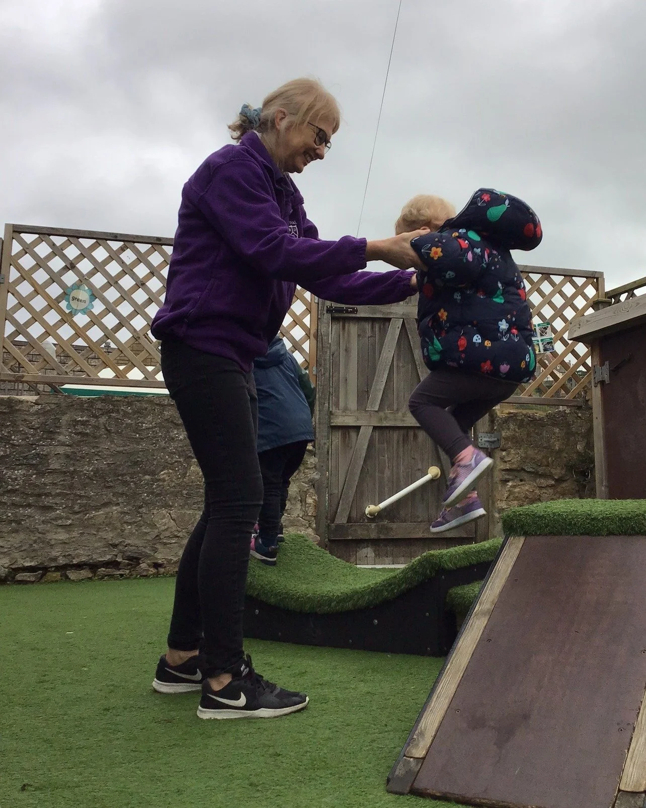 A child enjoying supported play at Rydal Day Nursery