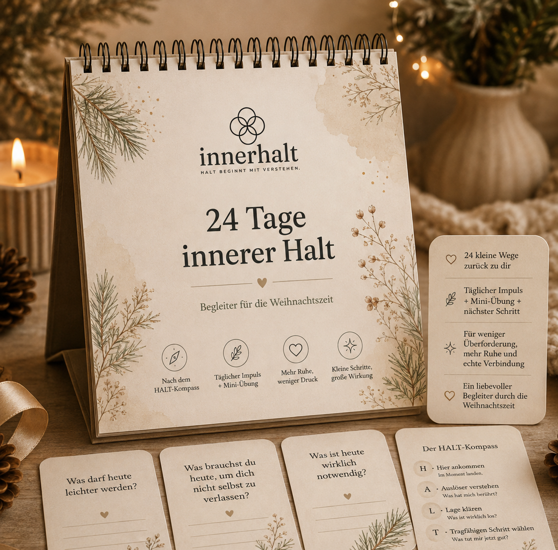 Adventskalender – mit mehr HALT durch die Weihnachtszeit