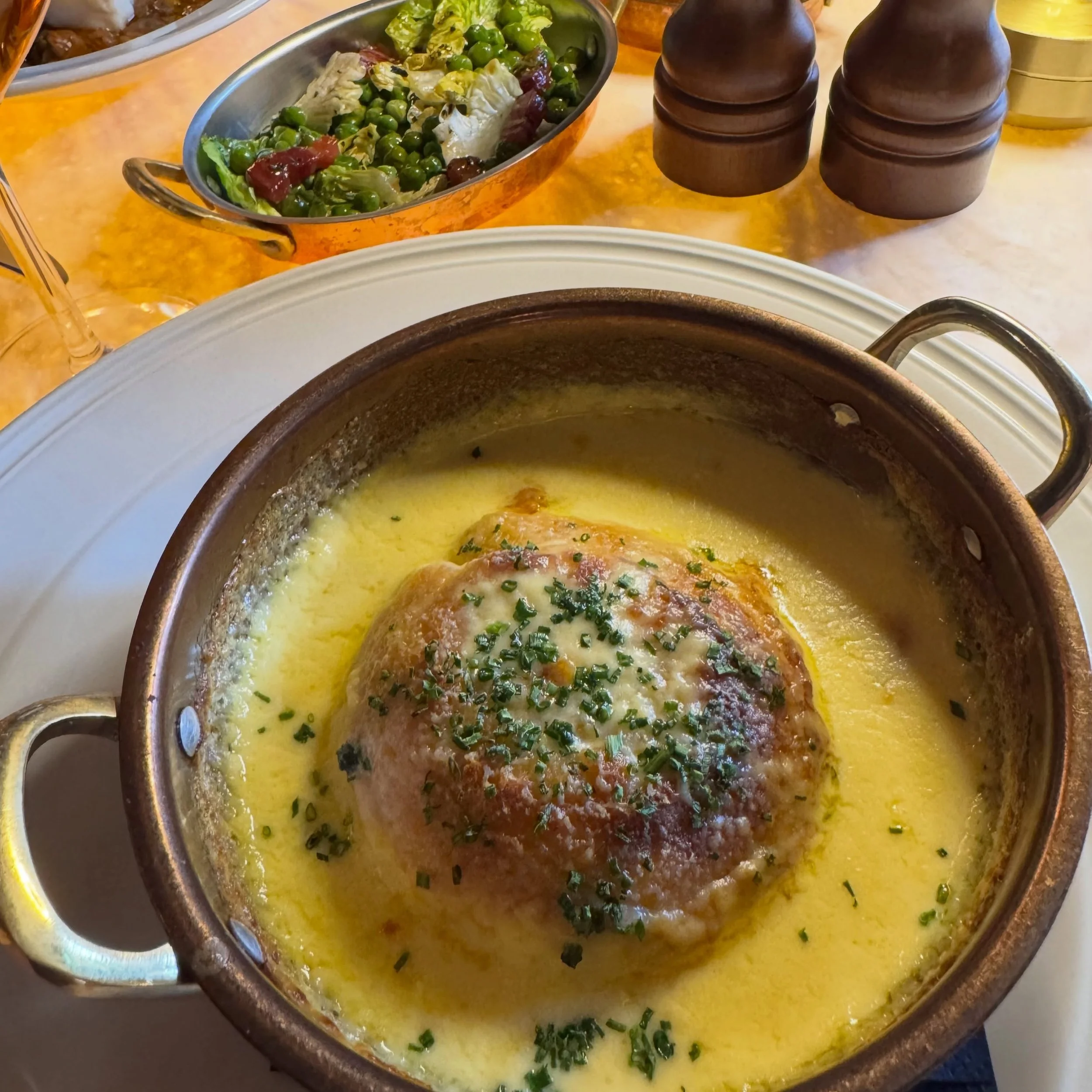 The perfect winter warmer - Cheddar Souffl&eacute; 🫠 heart warming, good for the soul type food. Back open this Wednesday serving up food and drinks from 12:00 till late all week. Bookings not required, but if you&rsquo;d prefer a reservation - www.