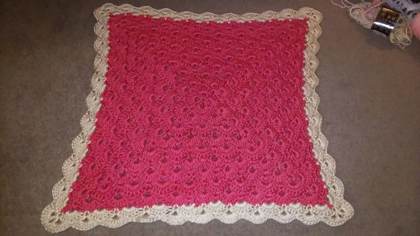 Beautiful German Shells Baby Blanket