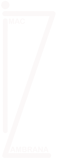 Logo with a stylized number seven, featuring the words 'MAC' and 'AMBRANA'.