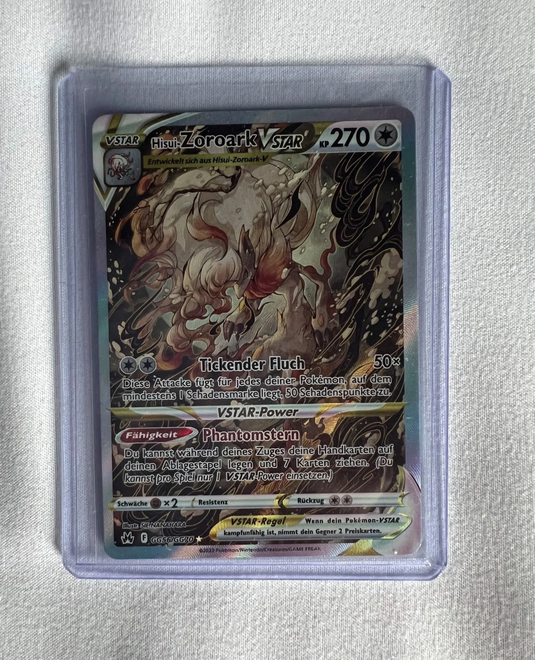 Hisui Zoroark VSTAR Pokémon-Karte