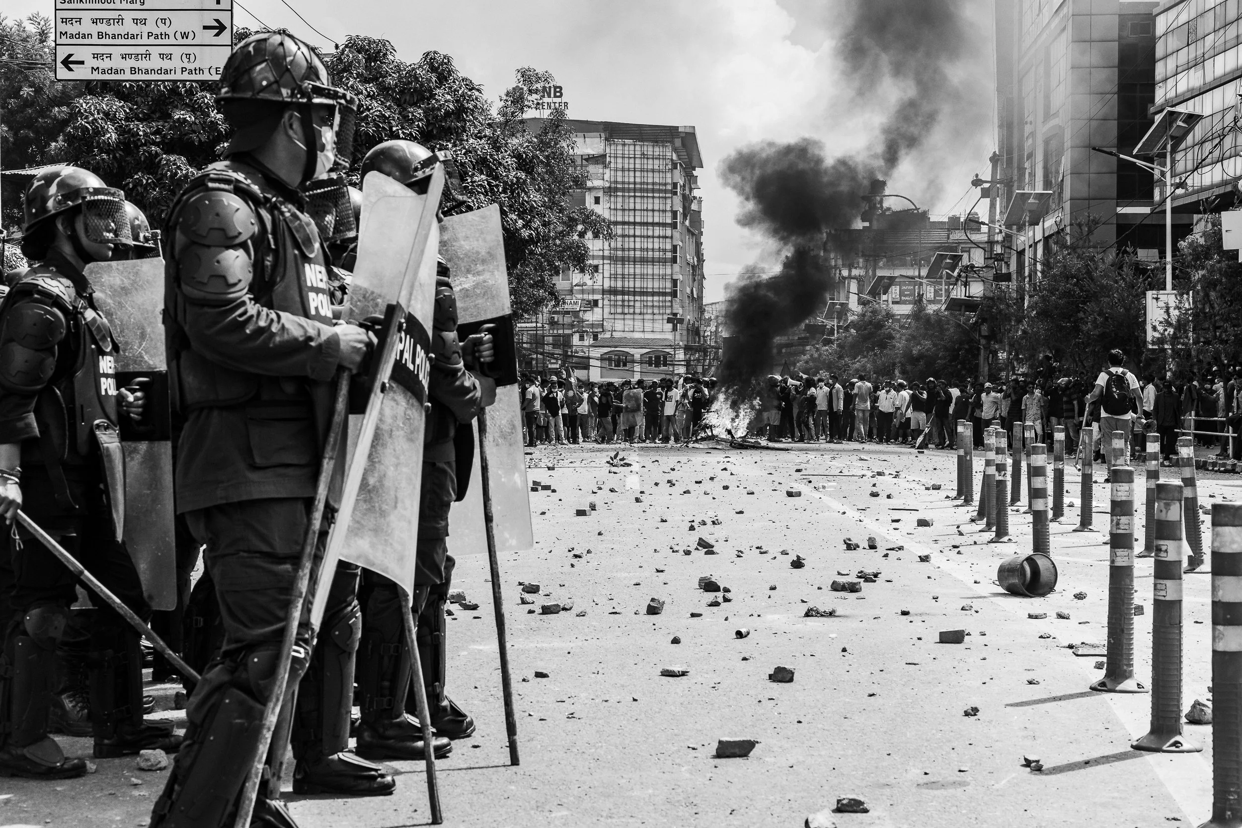 The city is burning the parts that didn't work.