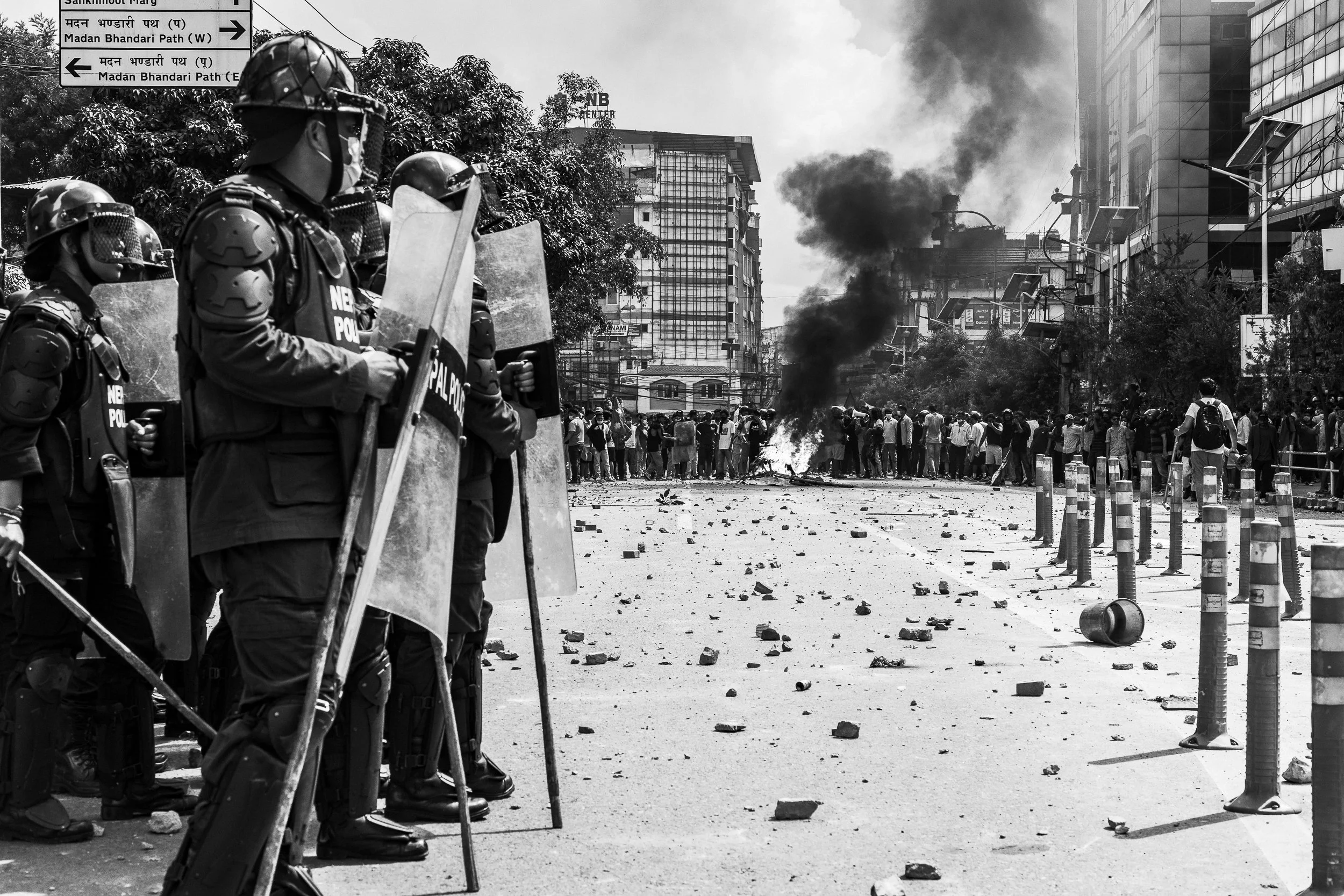 The city is burning the parts that didn't work.