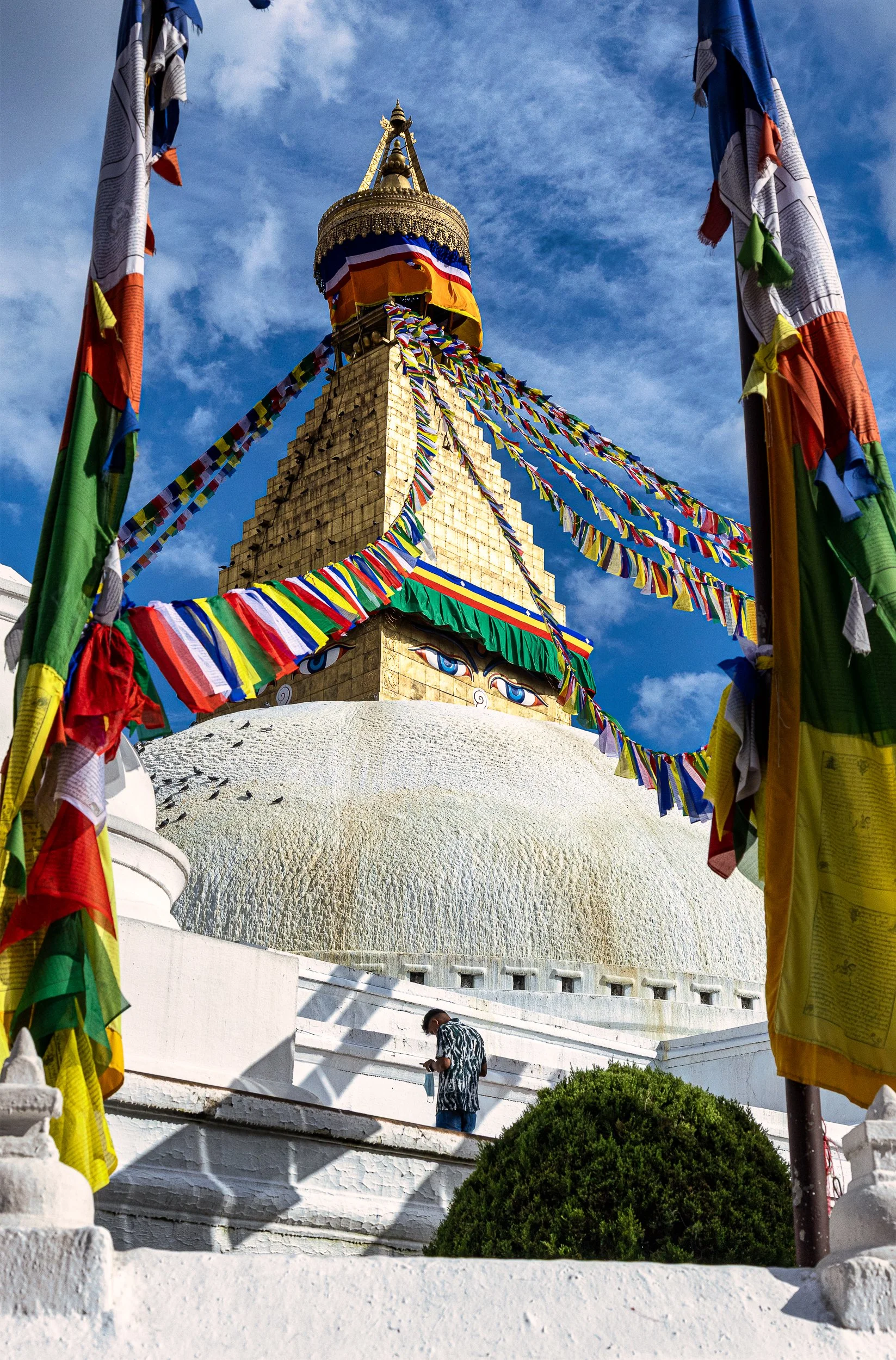 Everyone else was looking up. Kathmandu, Nepal. 2025.