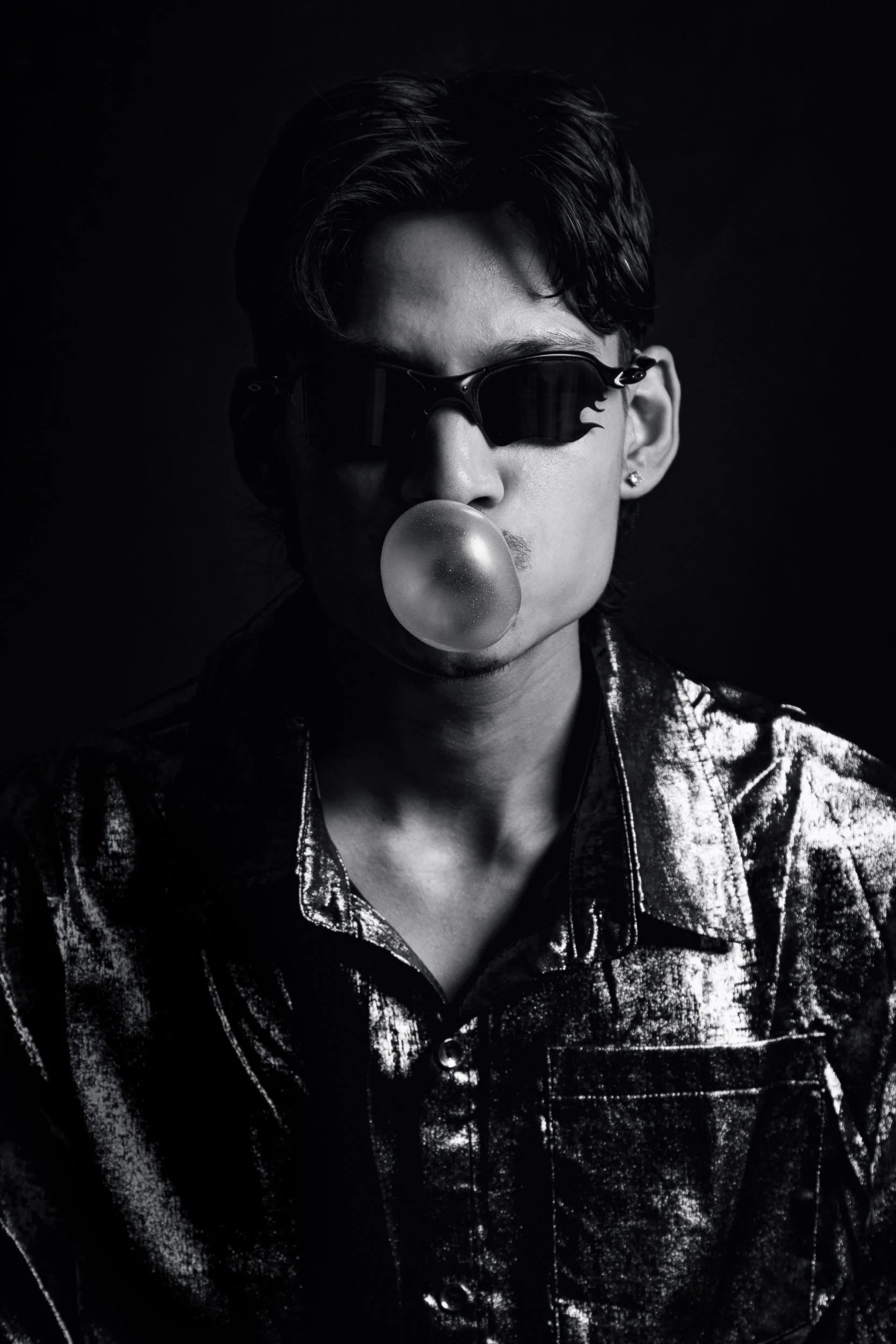 The bubble outlasts the pose by maybe two seconds.