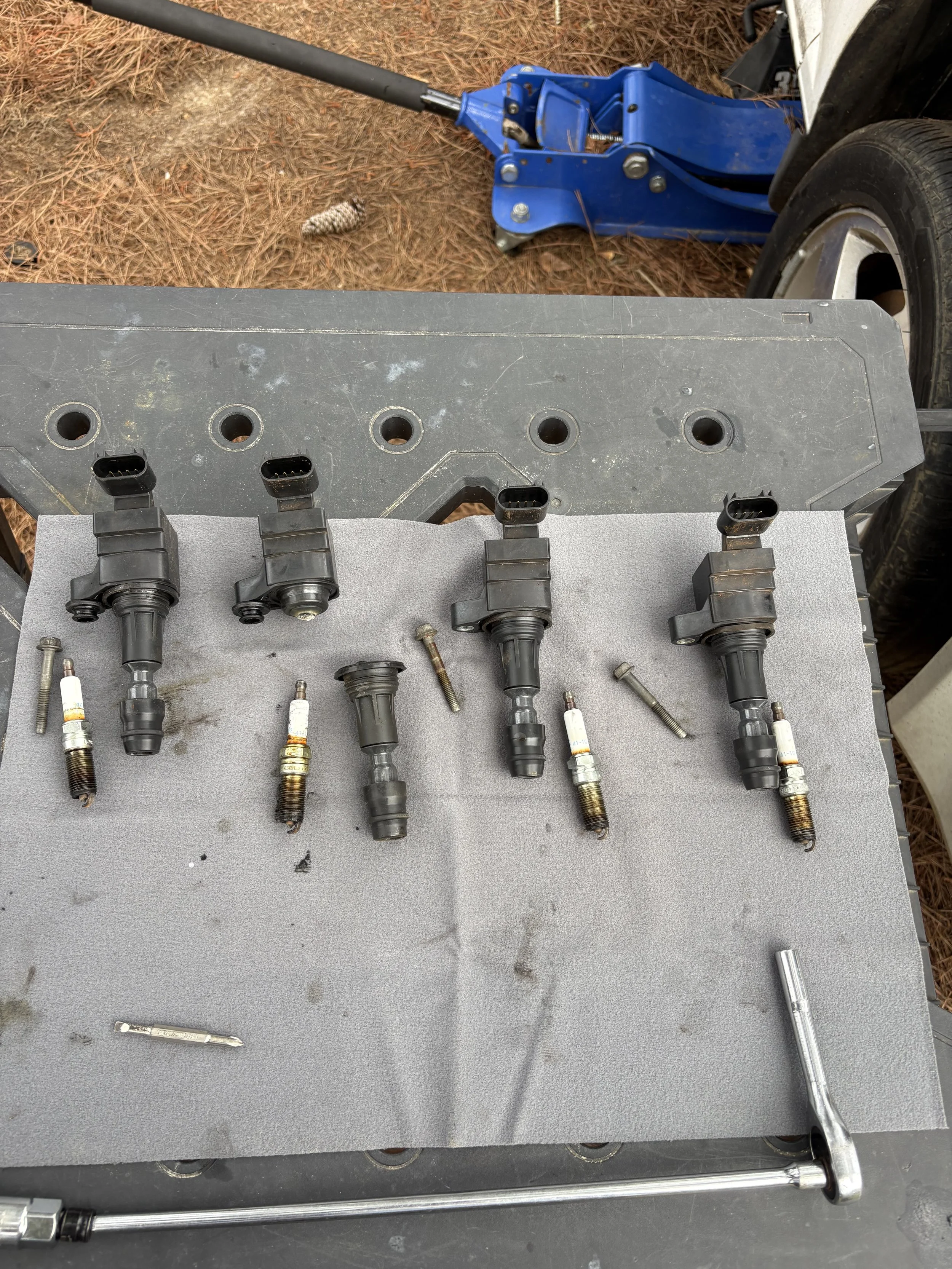 Spark plug replacement