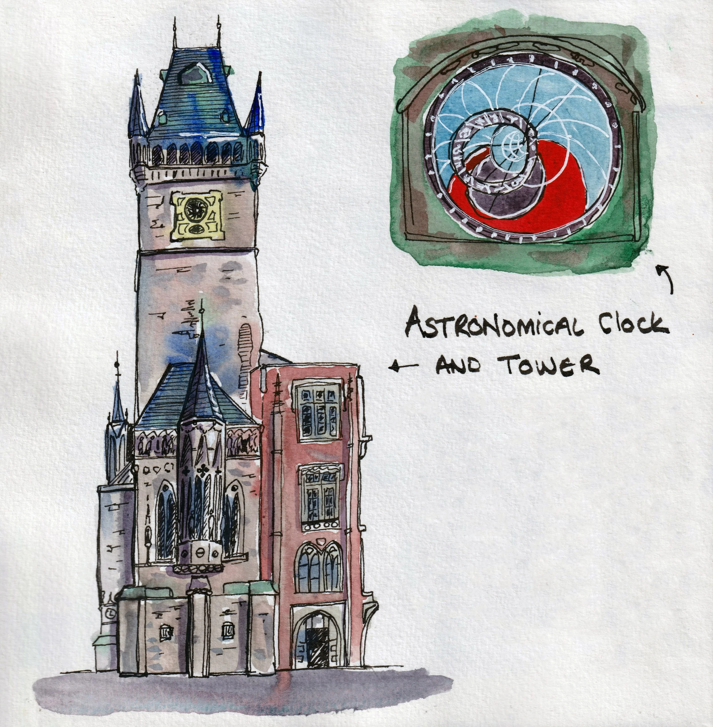 Astronimical Clock and Tower, Prague, Czech Republic