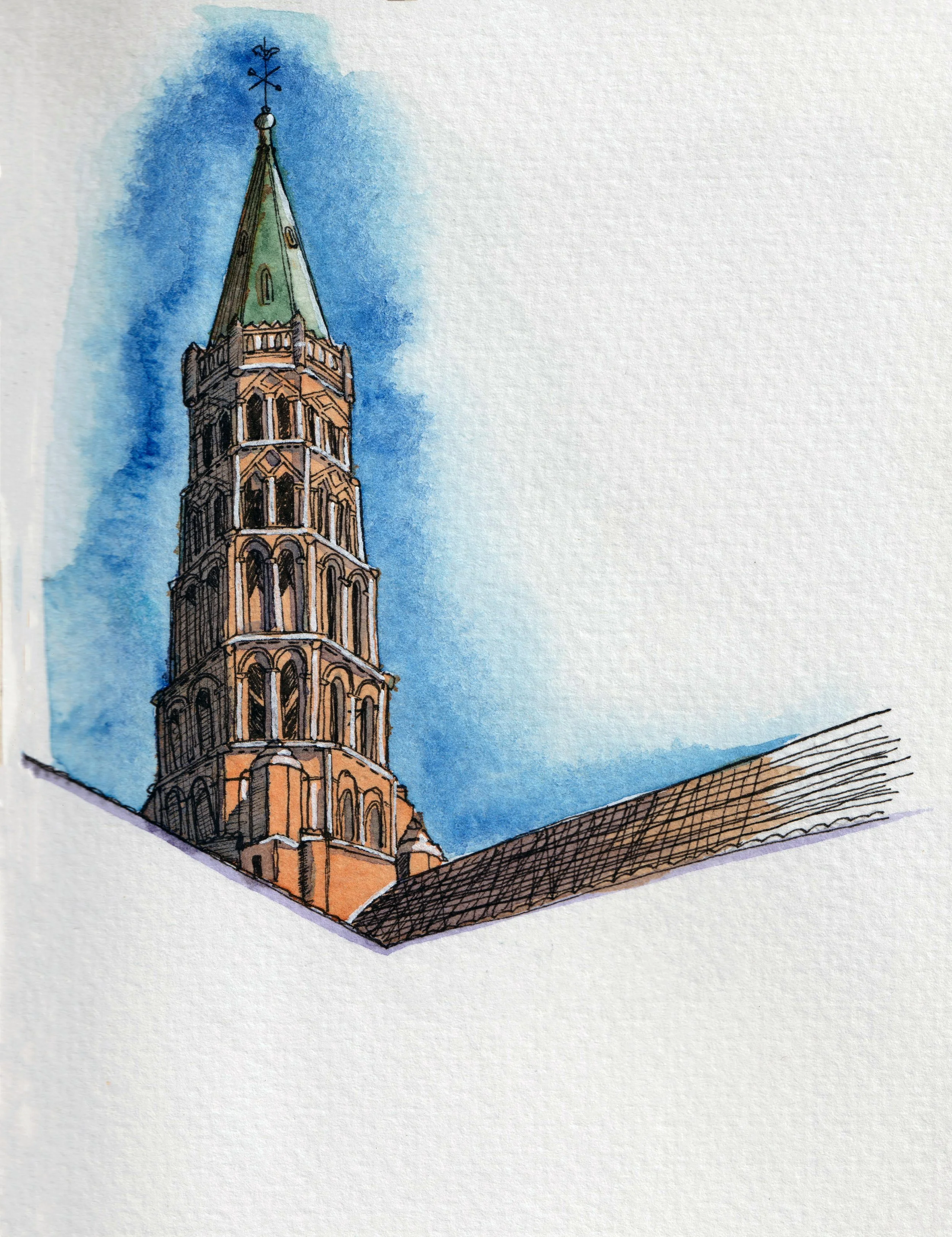 Basilique Sant-Sernin, Toulouse, France