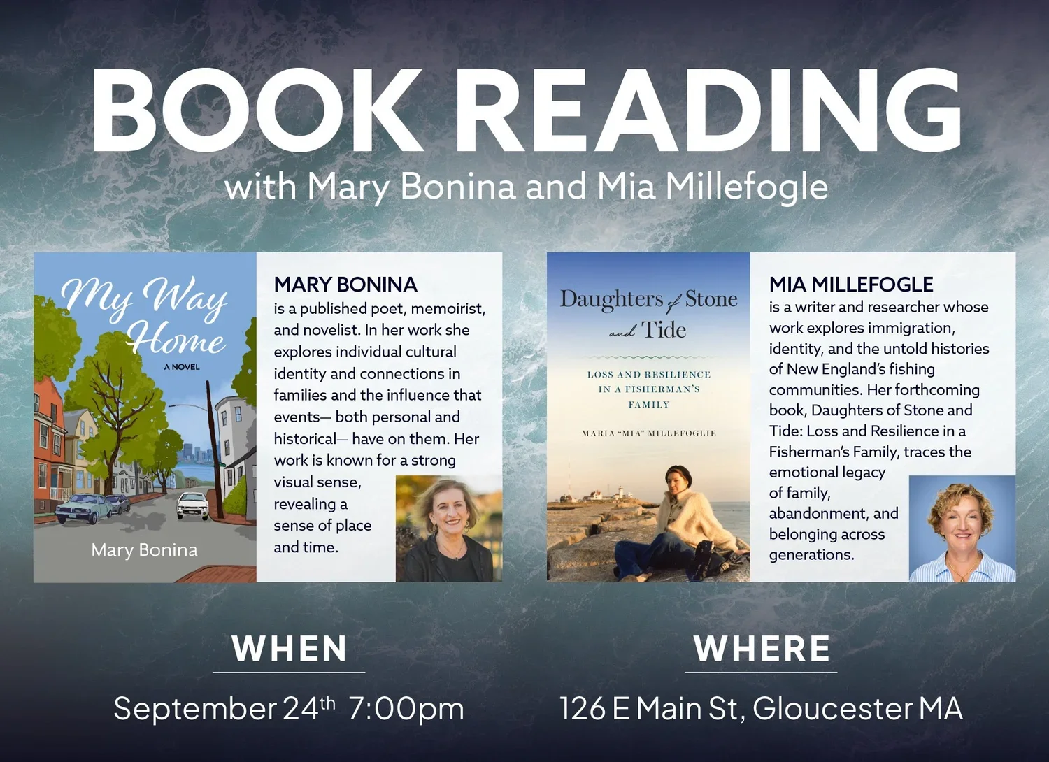Book Reading with Mary Bonina and Mia Millefogle