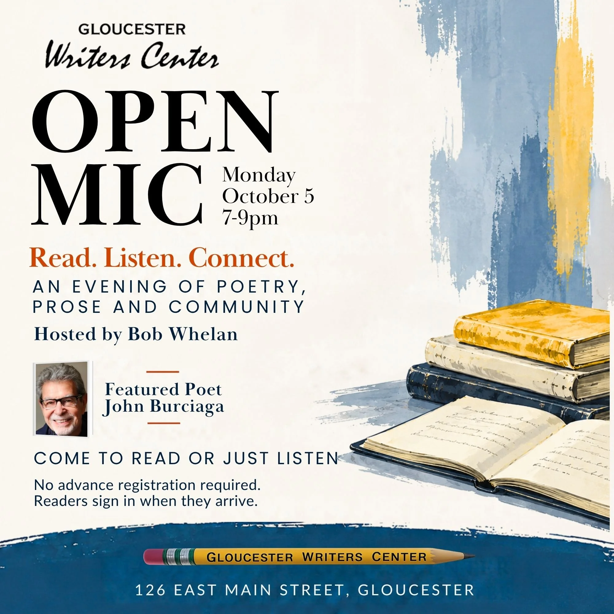 Open Mic at Gloucester Writers Center